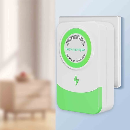 Clearance! Electricity Saving Box, Energy Saving Device, Smart Save Plug Power Saver, Voltage Optimization Surge Protection Thermoregulation Outlet, Home Office Compact Plug Play Energy Efficiency