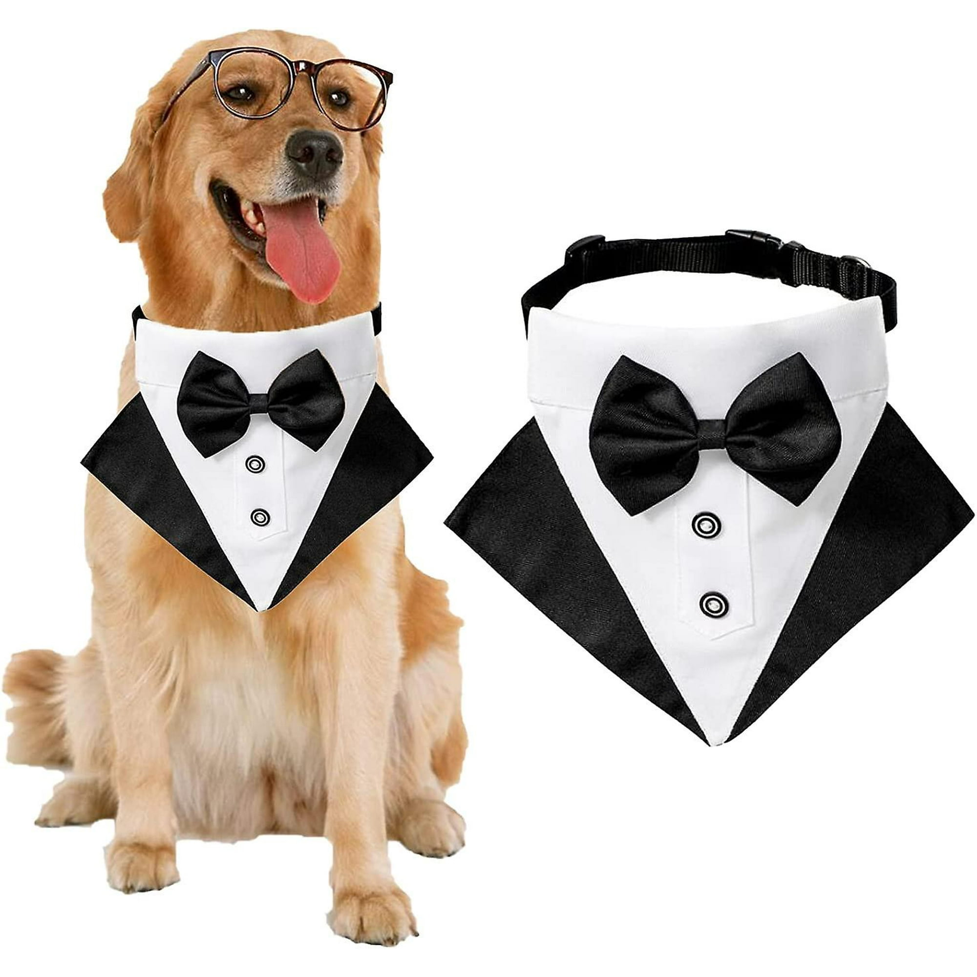 Dog bow tie tuxedo collar hotsell