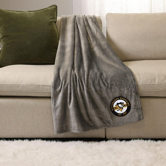 NHL, NBA, MLB Grey Sports Throw Blanket, 50" x 60"