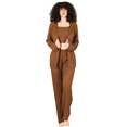 thumbnail image 1 of Conjunto Pijama 3 Piezas Pantalón Top Camison Mujer, 1 of 5