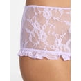 thumbnail image 5 of No Boundaries Lace Boyshort Panties, 2-Pack, Women's XS-XXXL, 5 of 6