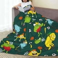 thumbnail image 6 of Sikiie Sport Monster Ultra-Soft Micro flannel Blanket Luxury All Seasons Warm Blanket for Bedding Sofa and Travel (4 sizes)-80"x60", 6 of 7