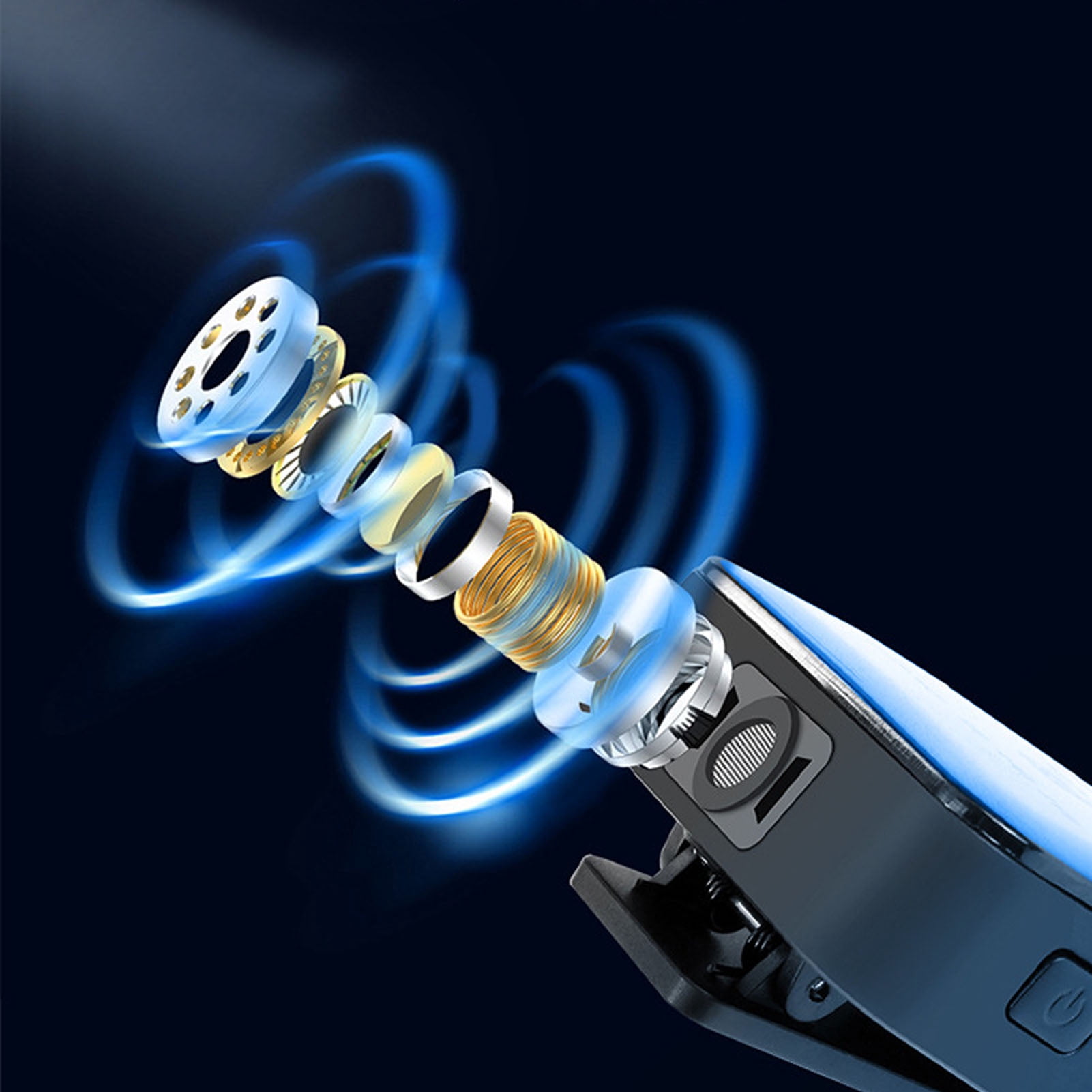 Wireless Lapel Microphone, 300mAh HD LED Display Wireless Lavalier Microphone Noise Reduction  For Recording
