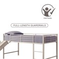 thumbnail image 3 of DHP Laurie Junior Twin Metal Loft Bed, 3 of 8