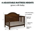Carter's by DaVinci Nolan 4in1 Convertible Crib in Espresso