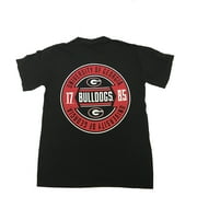 Georgia Bulldogs Radial Banner Comfort Color T-Shirt-Black-Medium