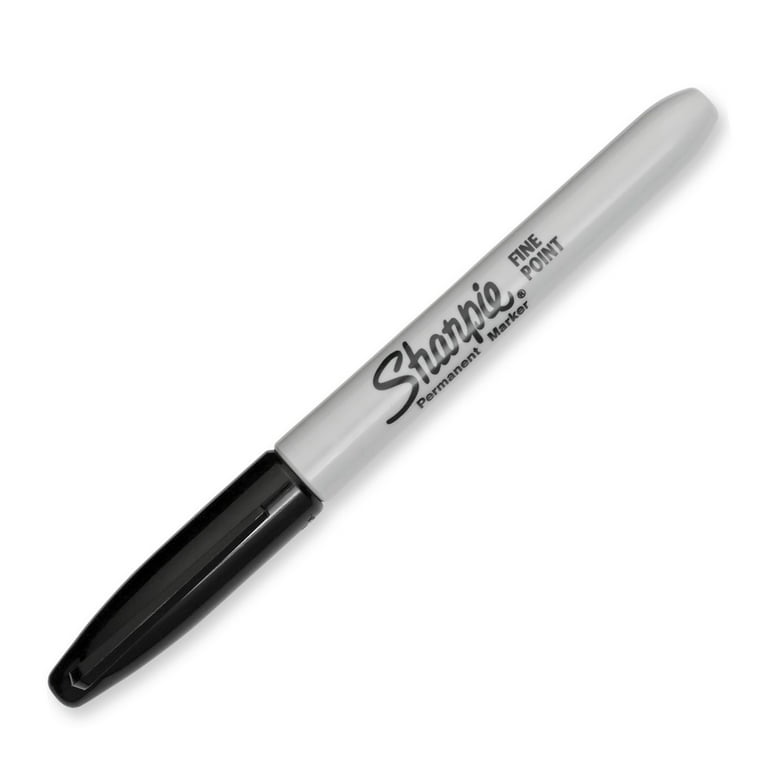 Sharpie 5ct Permanent Markers Fine Tip Stainless Steel Case Black Ink