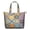 Multicolor Ethnic Floral, variant on Multicolor Ethnic Geometric Border Pattern Travel Tote Bags for Women Carry On,Large Weekender Bags for Women Travel,Multi Functional Duffle Bag for Work,Shopping,Sports