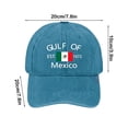 thumbnail image 3 of Fiudx Gorra de Algodón Lavado, Ajustable, Estampado Llamativo de México, Tela Suave y Cómoda, Ideal para Uso Diario y Deportes Al Aire Libre, Accesorio de Moda Elegante, Lavable y de Fácil Cuidado., 3 of 6