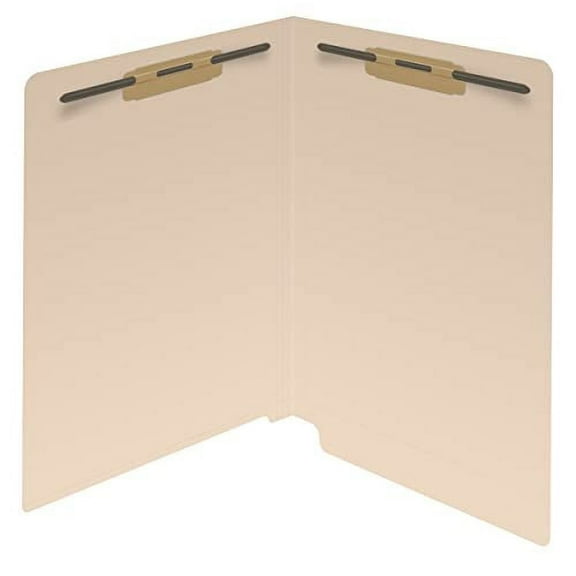 14 pt Manila Folders, Full Cut 2-Ply End Tab, Letter Size, Fastener Pos #1 & #3 (Box of 50)