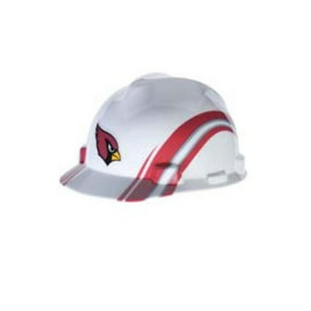 MSA 454-818384 Standard V-Gard Hard Capw-Arizona Cardinal Logo