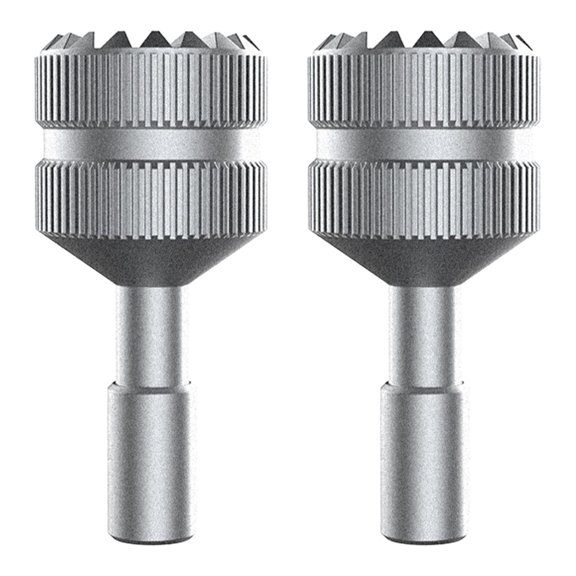 2Pcs Aluminum Alloy Remote Control Telescopic Rocker ,Metal Mini Control for accessories ,