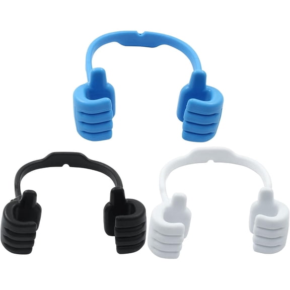3 Pack Thumbs Up Phone Stand Holder, Adjustable Cell Phone Holder Plastic Tablet Stand for All Smart Devices