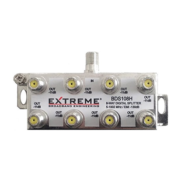 Divisor Digital de 8 vías Extreme Broadband BDS108H RG6 5-1002 MHz