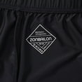 thumbnail image 3 of TANBOM Men's Cool High-Waisted Nylon Athletic Shorts Black/Blue L 2-Pack, 3 of 8