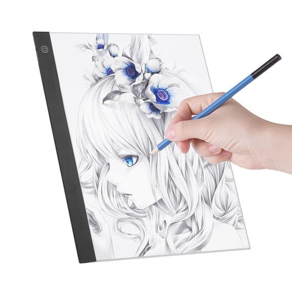 Portable A3 Tracing Light Pad, LED Ultra-Thin Light Panel with 3-level Dimmable Brightness for Tracing Drawing Copying Viewing Diamond Painting Supplies