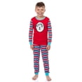 thumbnail image 2 of Dr. Seuss Thing 1 and Thing 2 Character Emblem Matching Family 2-Piece Tight Fit Pajama Set, 2 of 5