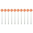 thumbnail image 1 of Miangastore 10pcs Tent Fixing Nails Windproof Orange For Campers, 1 of 8
