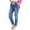 Blue, variant on GIPQJK Womens Elastic Drawstring Waist Stretch Denim Skinny Drawstring Jeans Pants Trousers,Dark Blue XL