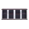 thumbnail image 2 of Mayline Napoli Veneer Cabinet With Glass Doors In Mahogany Finish VLCGMAH, 2 of 3