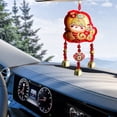 thumbnail image 4 of Plush Pendant 2025 New Year Hanging Pendant with Hook Year of Snake Auspicious Cartoon Lion Tassel Tree Window Car Decoration Chinese Style Pendant, 4 of 8