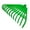 12 Tines, variant on Yesbay 21 Tines Leaf Rake Tempered Plastic Rake Head Collecting Leaves Debris Garden Tool Lightweight Yard Grass Clean Tool for Gardening Camping