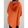 thumbnail image 2 of Sudadera SHEWIN Oversized para mujer casual de manga larga, 2 of 5