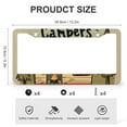 thumbnail image 3 of License Plate Cover Happy Campers Car Tags Frames Holder 2 Pieces Adventure Quality Aluminum License Plate Frame for Women Men Auto Decoration Hardware, 3 of 6
