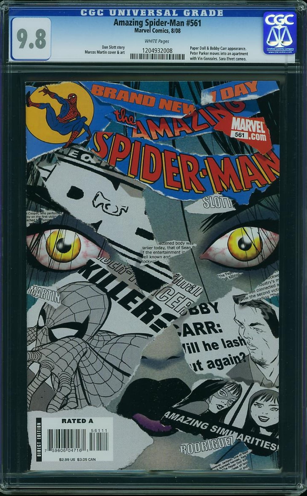 Cover of The Amazing Spider-Man #561