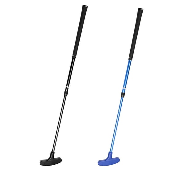 Quanmin 2 Pack Telescopic Golf Putter Kids Putter Two-Way Golf Putter, Right and Left Handed Golf Club with Scale Indoor Outdoor Adjustable Length Suitable for Children, Teenagers, Adults