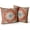 Boho-18, variante sur Housses de Coussin Boho 18x18 Pouces Ensemble de 2 Tapis Monaco Tapis Persan Motif Double Face Coton Doux Taie d'Oreiller Housse de Coussin Taie d'Oreiller pour Canapé Sofa Lit Décoratif (Orange)