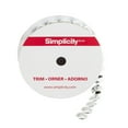 thumbnail image 3 of Simplicity Trim, Silver 10 mm Round Dome Trim Great for Apparel, Home Decorating, and Crafts, 1 Yard, 1 Each, 3 of 6