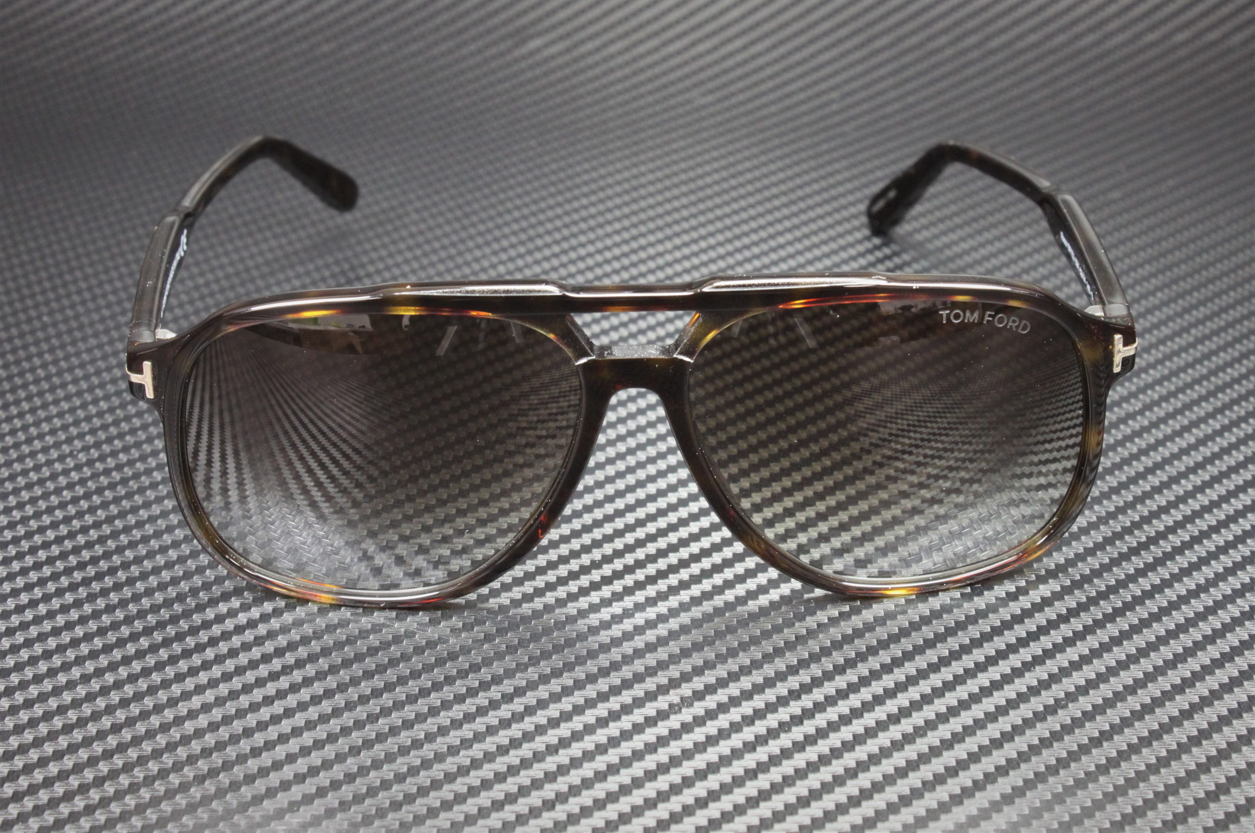 Tom Ford Raoul FT0753 52K Dark Havana Gradient Roviex 62 mm Men's Sunglasses