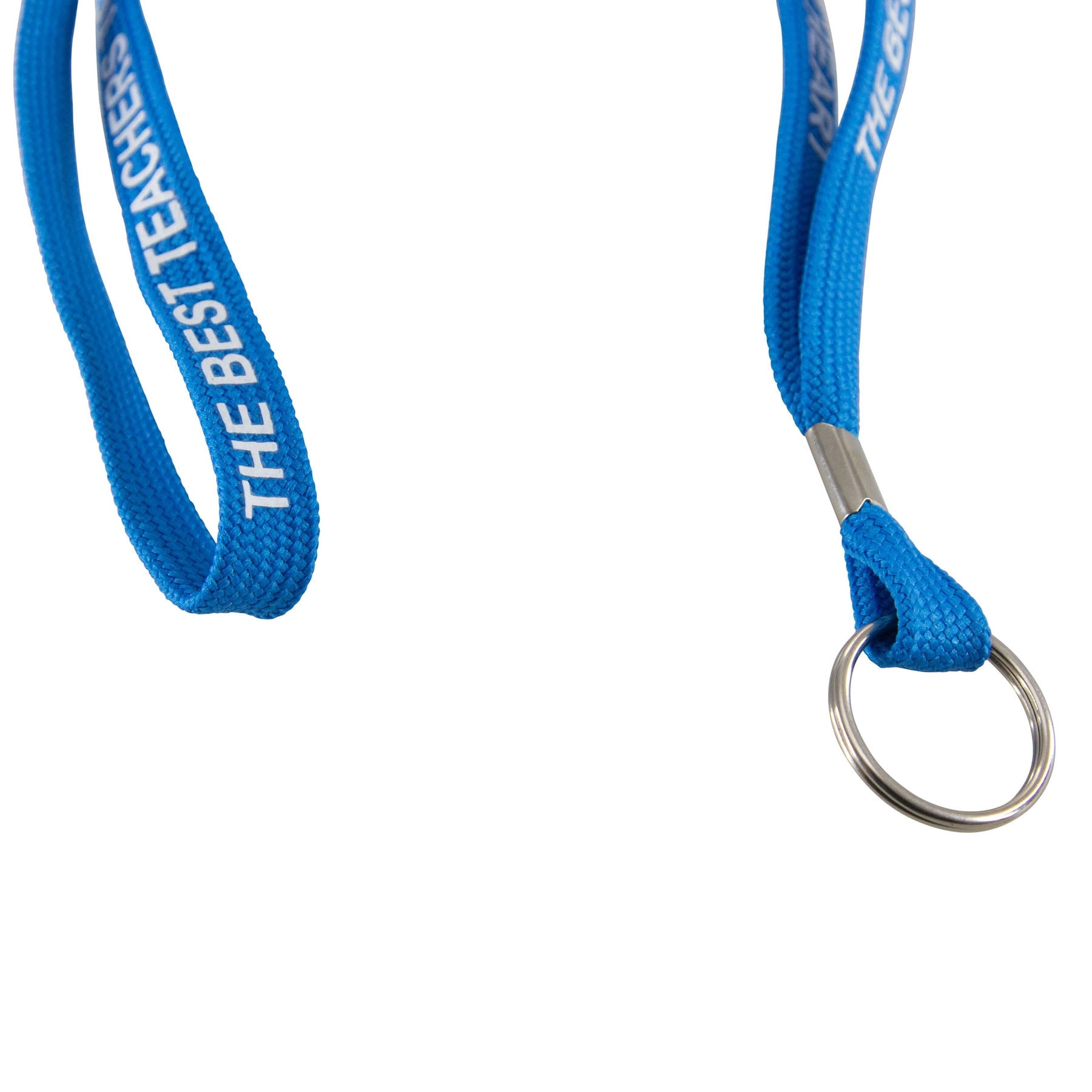 SICURIX Teacher Lanyard, Flat Style, Ring, Pack of 12