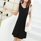 thumbnail image 5 of mfyjkho Vestidos casuales para mujer, Camisón sin mangas holgado y cómodo de color liso con tirantes para mujer Vestidos de fiesta para mujer m, 5 of 5