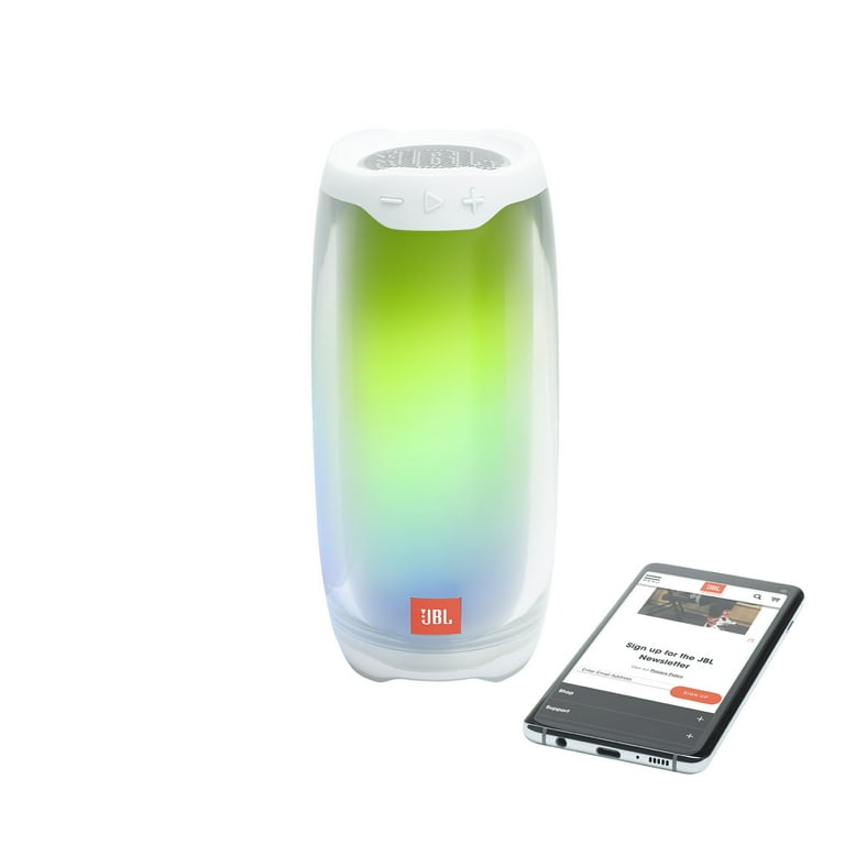 JBL Pulse 4 - Portable Bluetooth Speaker - White JBL Pulse 4 - Portable Bluetooth Speaker - White