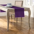 thumbnail image 1 of Table Runner LA, popelina de lino y poliéster, 35 x 275 cm, color morado, 1 of 4