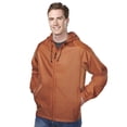 thumbnail image 1 of Tri-Mountain Jepson 1150 long sleeve hoody jacket, Small, Burnt Orange/Marigold, 1 of 2