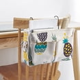 thumbnail image 6 of mnjin hanging table bedside bedside table storage basket hanging bag bag housekeeping & organizers white, 6 of 8