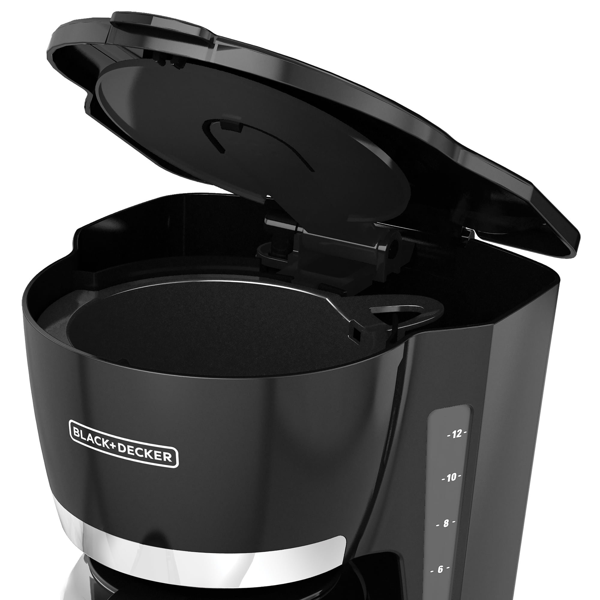 BLACK+DECKER 12-Cup Programmable Stainless Steel Drip Coffee Maker with  Built-In Grinder CM5000B - The Home Depot