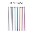 thumbnail image 4 of MesaSe Crochet Kit for Beginners Aluminum Sewing Tool Colorful Stitching Hair Extension Hand-woven Craft Thread Embroidery Braid, 4 of 10
