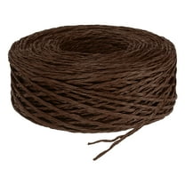Uxcell 1 Roll Raffia Ribbon, 109 Yard Paper Twine String for Festival Gifts Wrapping, Brown