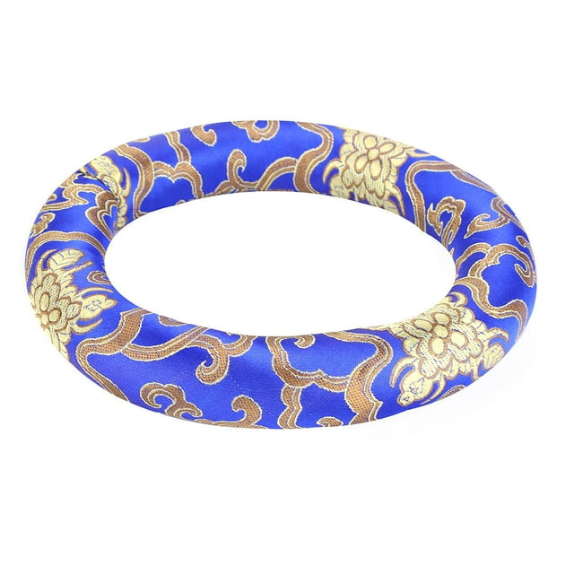 Coussin de Bol Chantant, Coussin de Bol Chantant, Broderie en Soie Douce et Confortable Finition Soignée pour les Amateurs d'Instruments Professionnels Pratique de Performance