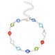 thumbnail image 1 of Pulsera de colores lindos para las mujeres pulseras delicadas con cadena ajustable joyería delicada para ella, 1 of 2