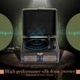 thumbnail image 4 of Caja de música RetroBeat Time Vintage CD y tocadiscos negra, 4 of 7