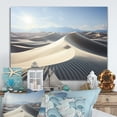 thumbnail image 2 of Designart "Desert White Dunes VIII" Landscapes Metal Art Print, 2 of 5