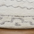 thumbnail image 3 of SAFAVIEH Casablanca Lidija Geometric Area Rug, Ivory/Grey, 6' x 6' Round, 3 of 7