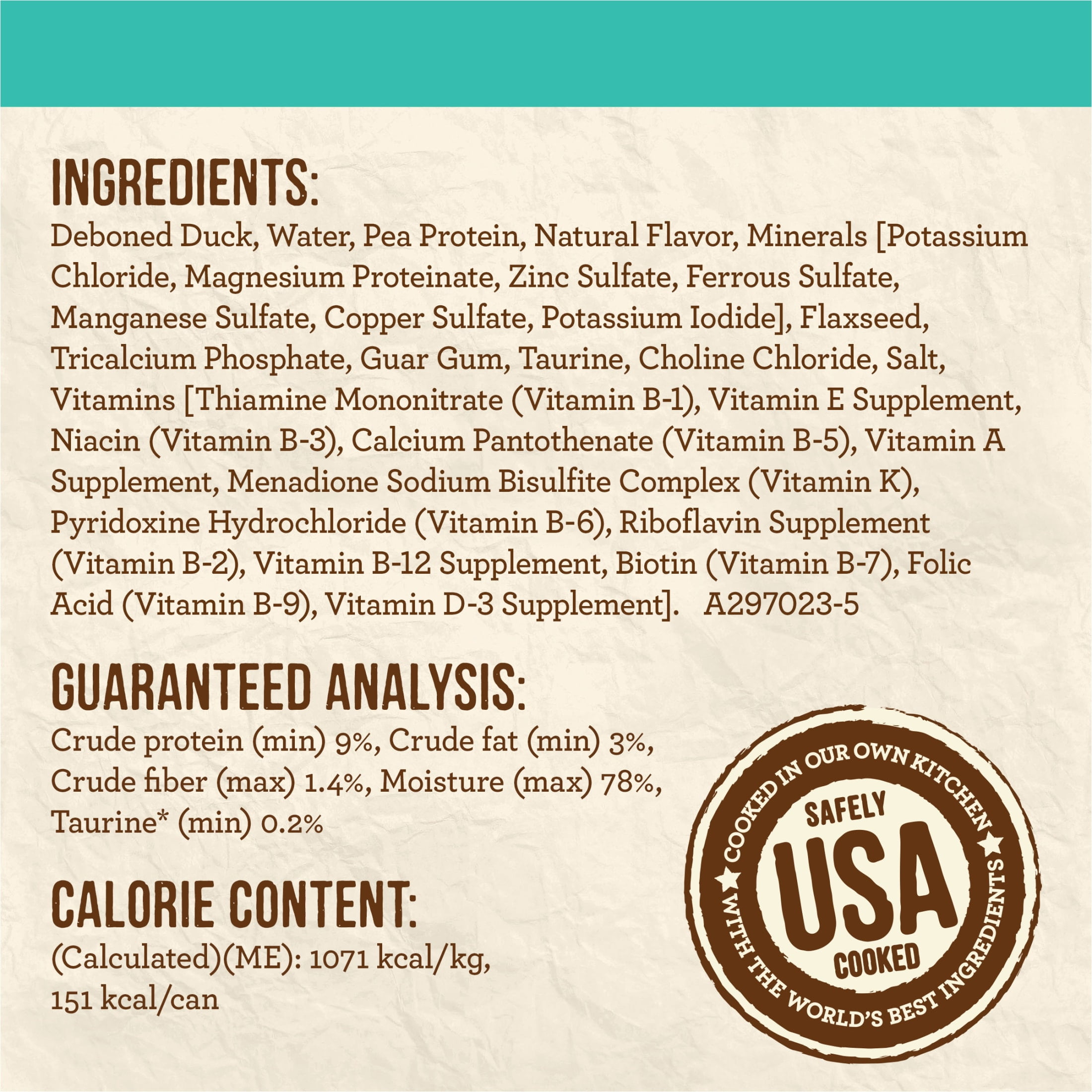 Merrick Limited Ingredient Diet, Duck, Wet Cat Food, 5 oz Cans, 24 Pack