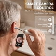 thumbnail image 3 of Swissker by Swissklip EarClix Electric Ear Wax Removal Kit with Camera – Pro HD LED Ear Cleaner – Wireless App Control – 3 Silicone Tips – Rechargeable Waterproof Otoscope Earwax Remover Tool, 3 of 7