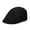 Black, variant on Joernso Men Retro Advanced Hat Solid Color Casual Portable Breathable Sun Anti UV Literary Newsboy Hat Forward Cap Beret